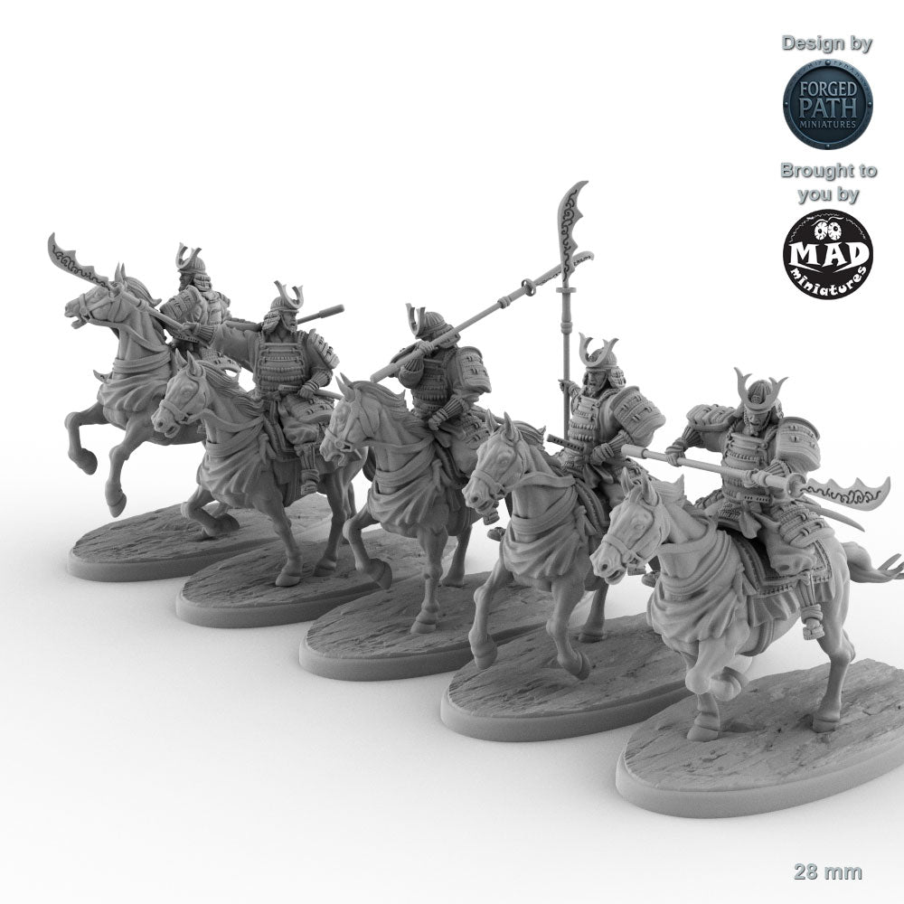 Samurai Naginata Cavalry - 5 versions