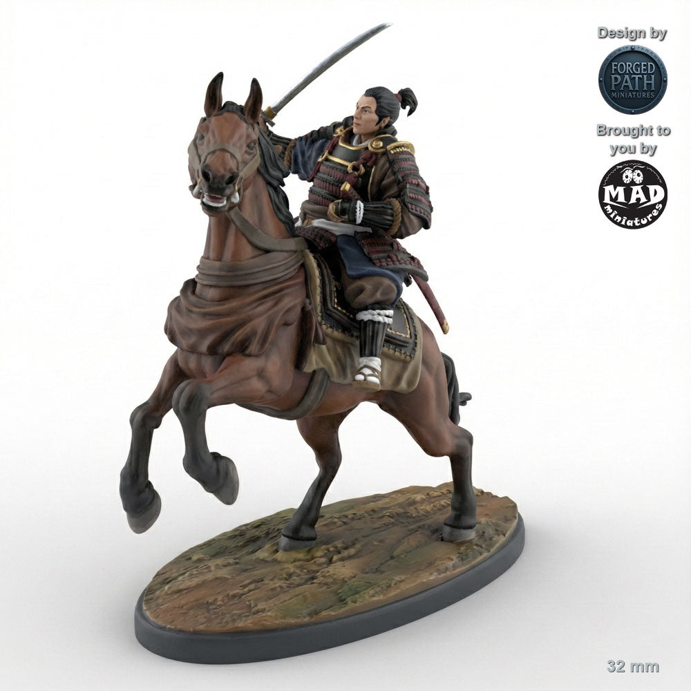 Mounted Samurai with Sword 5