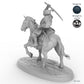 Mounted Samurai with Sword 1