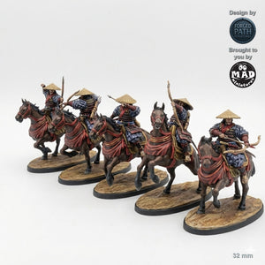 Samurai Archer Cavalry - Set of 5