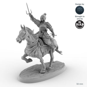 Mounted Onna-Bushi Sai 4