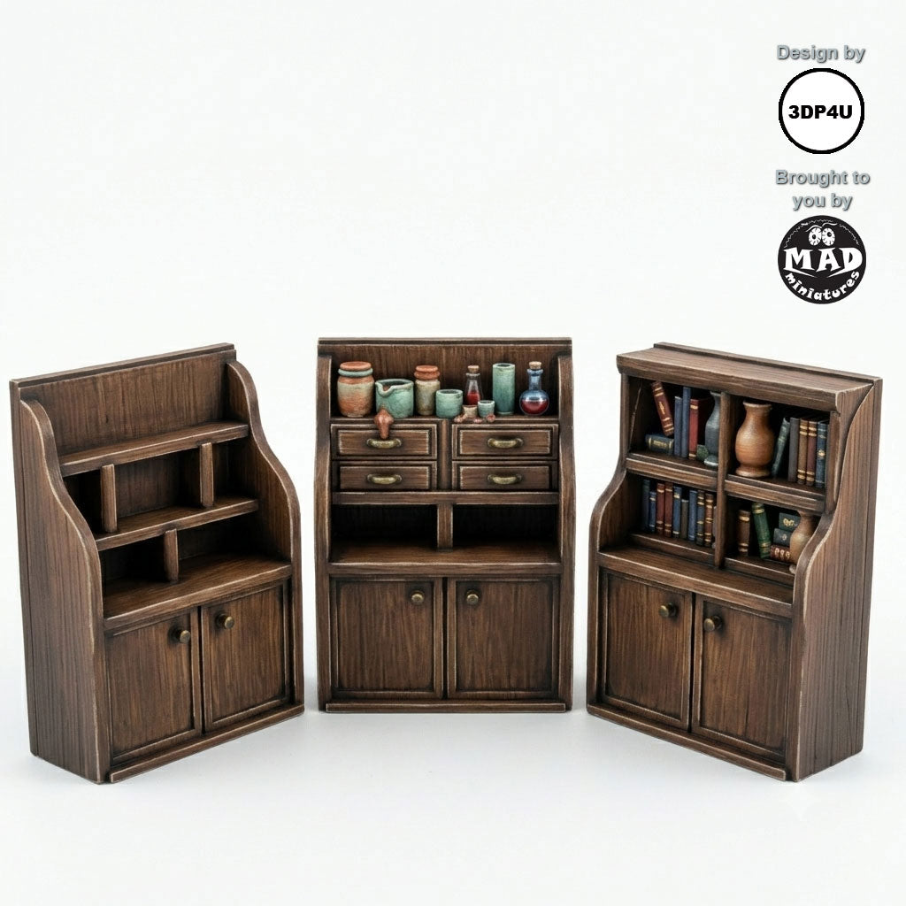 3 Bookshelves