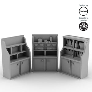3 Bookshelves