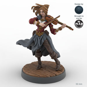 Violinist Human Female Bard C