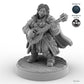 Female Dwarf Bard Lute Player A