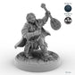 Female Dwarf Bard Lute Player C