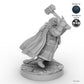 Hammer Wielding Male Dwarf Cleric B