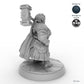 Female Dwarf Fighter with Warhammer A