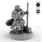 Female Dwarf Fighter with Warhammer B