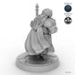 Female Dwarf Fighter with Warhammer B