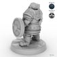 Shield-bearing Male Dwarf Fighter A