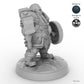 Shield-bearing Male Dwarf Fighter A