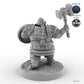 Shield-bearing Male Dwarf Fighter B