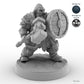 Shield-bearing Male Dwarf Fighter C