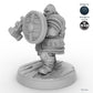 Shield-bearing Male Dwarf Fighter C