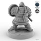 Shield-bearing Male Dwarf Fighter C