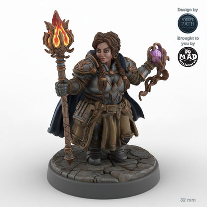 Spellslinger Female Dwarf Mage A