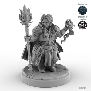 Spellslinger Female Dwarf Mage A