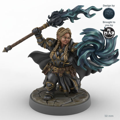 Spellslinger Female Dwarf Mage B