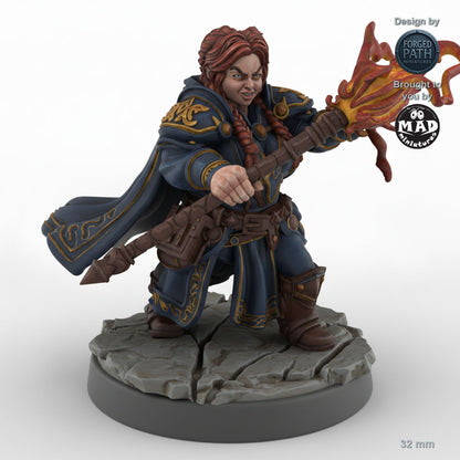 Spellslinger Female Dwarf Mage C