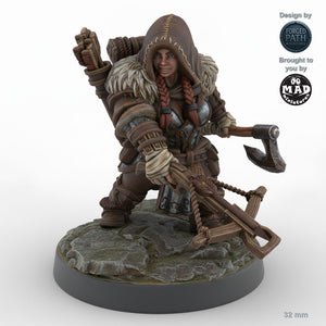 Adventurous Female Dwarf Ranger B