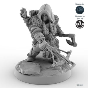 Adventurous Female Dwarf Ranger B