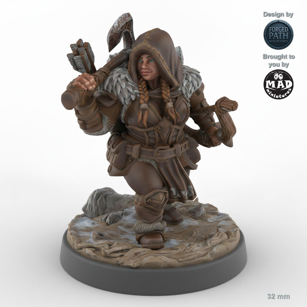 Adventurous Female Dwarf Ranger C