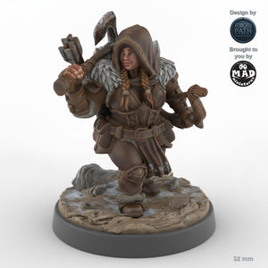 Adventurous Female Dwarf Ranger C