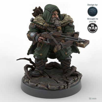 Rugged Male Dwarf Ranger A