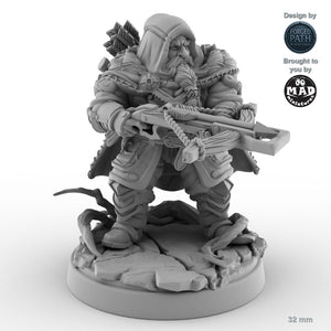 Rugged Male Dwarf Ranger A