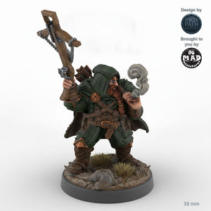 Rugged Male Dwarf Ranger B