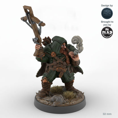 Rugged Male Dwarf Ranger B