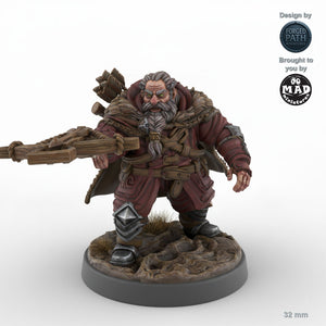 Rugged Male Dwarf Ranger C