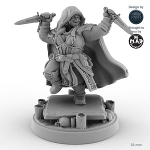 Skulking Female Dwarf Rogue B