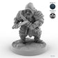 Hooded Male Dwarf Rogue B