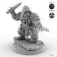 Hooded Male Dwarf Rogue C