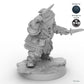 Hooded Male Dwarf Rogue C