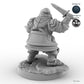 Hooded Male Dwarf Rogue C