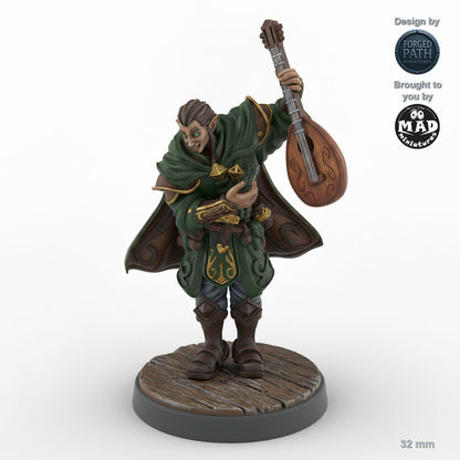 Performing Male Elf Bard C