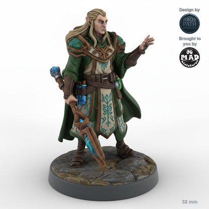 Zealous Male Elf Cleric A