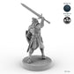 Grimacing Male Elf Fighter B