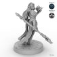 Flame-Wielding Female Elf Mage C