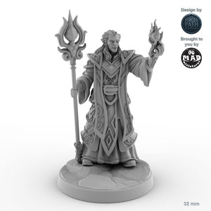 Spellcasting Male Elf Mage A