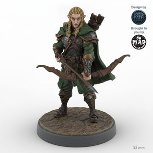 Hunting Male Elf Ranger A