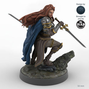 Dual-wielding Female Elf Rogue B