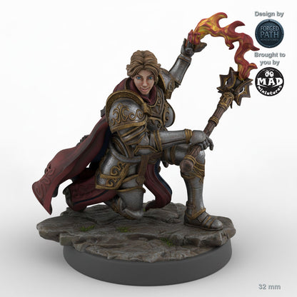 Human Female Cleric Protector B