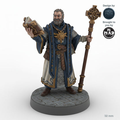 Faithful Human Male Cleric A