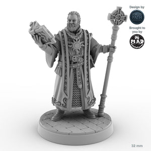 Faithful Human Male Cleric A