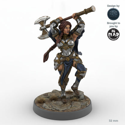 Greataxe Human Female Fighter C