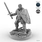 Sword and Shield Human Male Fighter A